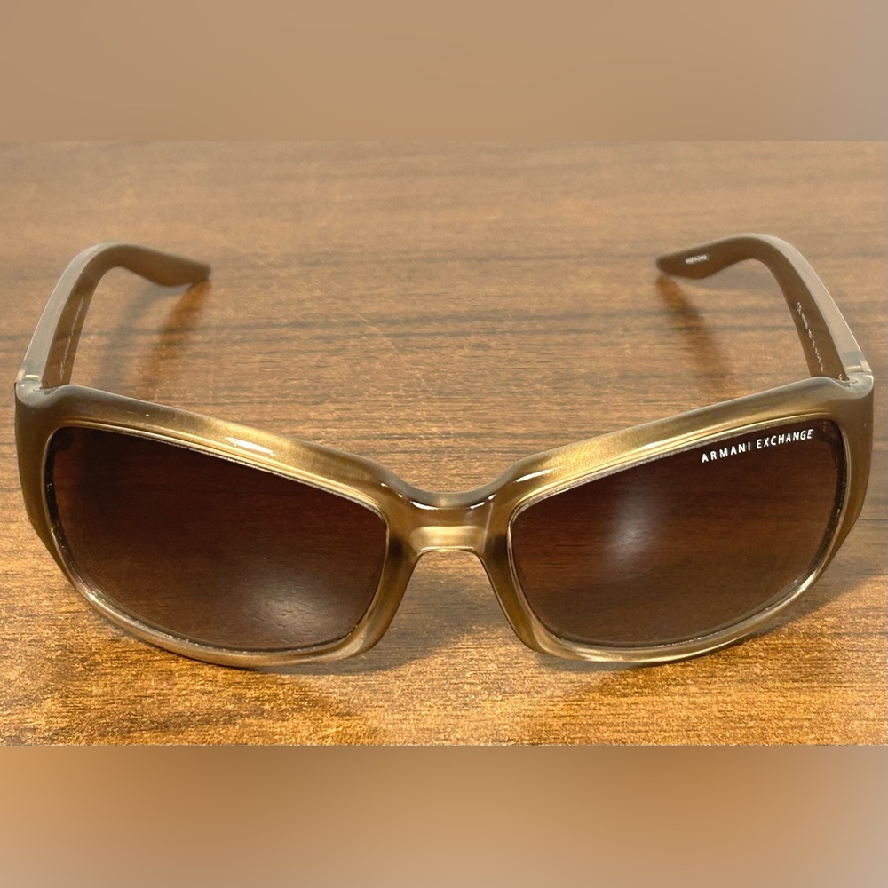 Armani Exchange Sunglasses AX062/S RD7 GE 57x18 120 Gold Light Brown Color